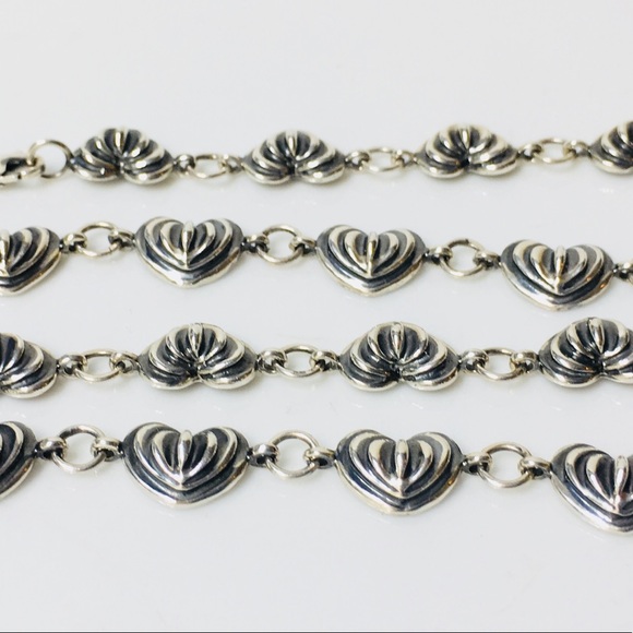 Lagos Caviar Heart Chain Necklace - Picture 3 of 8